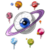 Psychedelic Cosmic Eye