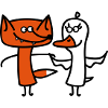 Fox and goose (b)