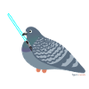 Jedi Pigeon Friend - pigeon