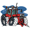 0871 IH tractor