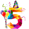5-VUOTISSYNTYMÄPÄIVÄ - SYNTYMÄPÄIVÄ LAPSI - 5 VUOTTA