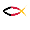 Fish symbol Christianity Germany flag