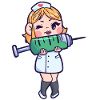 Nurse syringe help gift