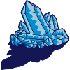 Shadow crystal gemstone