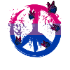 Papillon bisexuel Paix