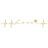 Lovebeat - Heartbeat - heart - pulse - gold