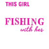 Girl woman fishing angler