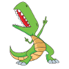 Dabbing T-Rex | Dabbing Dinosaurier
