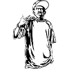 Gangster rapper