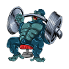 Gorilla monkey bench press