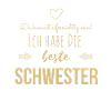 Beste Schwester Geschenkidee