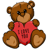 Teddy bear. Valentine's Day