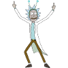 Rick & Morty Rick Sanchez Pose