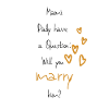 Marriage proposal, baby