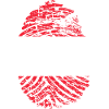 Austria with fingerprint