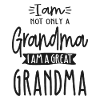 Mignonne Grande-mère Drôle Grand-mère Cadeau