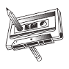 Cassette pencil