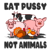 Vegan animal rights activists