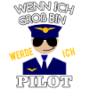 Pilot Spruch Kinder Jungen Geschenk