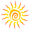 Symbol spiral sun gift idea