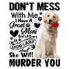 Il cane Golden Retriever non scherza con me