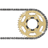 Sprocket chain composite cracks