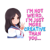 Funny anime saying design
