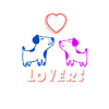 Lovers and Dogs Valentine's Day