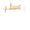 Wuppertal retro skyline heartbeat