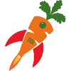 Carrot rocket fun