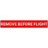 Remove before flight