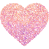 Heart in pink tones