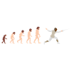 Evolution fencing Funny gift idea