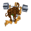 Monkey bench press