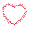 Customizable little hearts