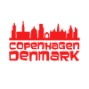 Copenhagen Skyline Silhouette