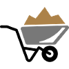 Brouette de sable