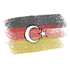 Germany-Turkey flag