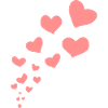 hearts garland