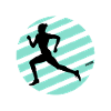 Jogging running woman girl gift