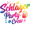 Schlager party crew bunt