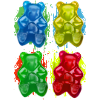 Gummy bears - Fruity - Candy - Sweet