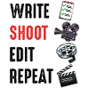 Filmdreh-Set: Reel & Klappe
