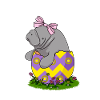 Joyeuses Pâques lamantin cadeau lamantin