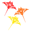 Maori Batoidea Stingray Manta Family Tribal