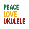 Peace Love ukulele