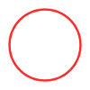 Circle Ring Shape Symbol Red