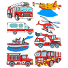 Pompiers pompiers véhicules pompiers