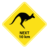 Kangaroo Australia shield
