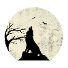 wolf and moon gift